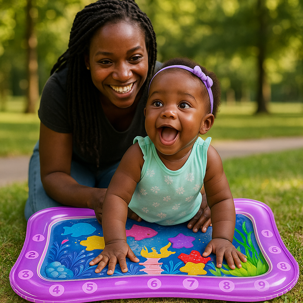 🧸 Sensory water mat for babies