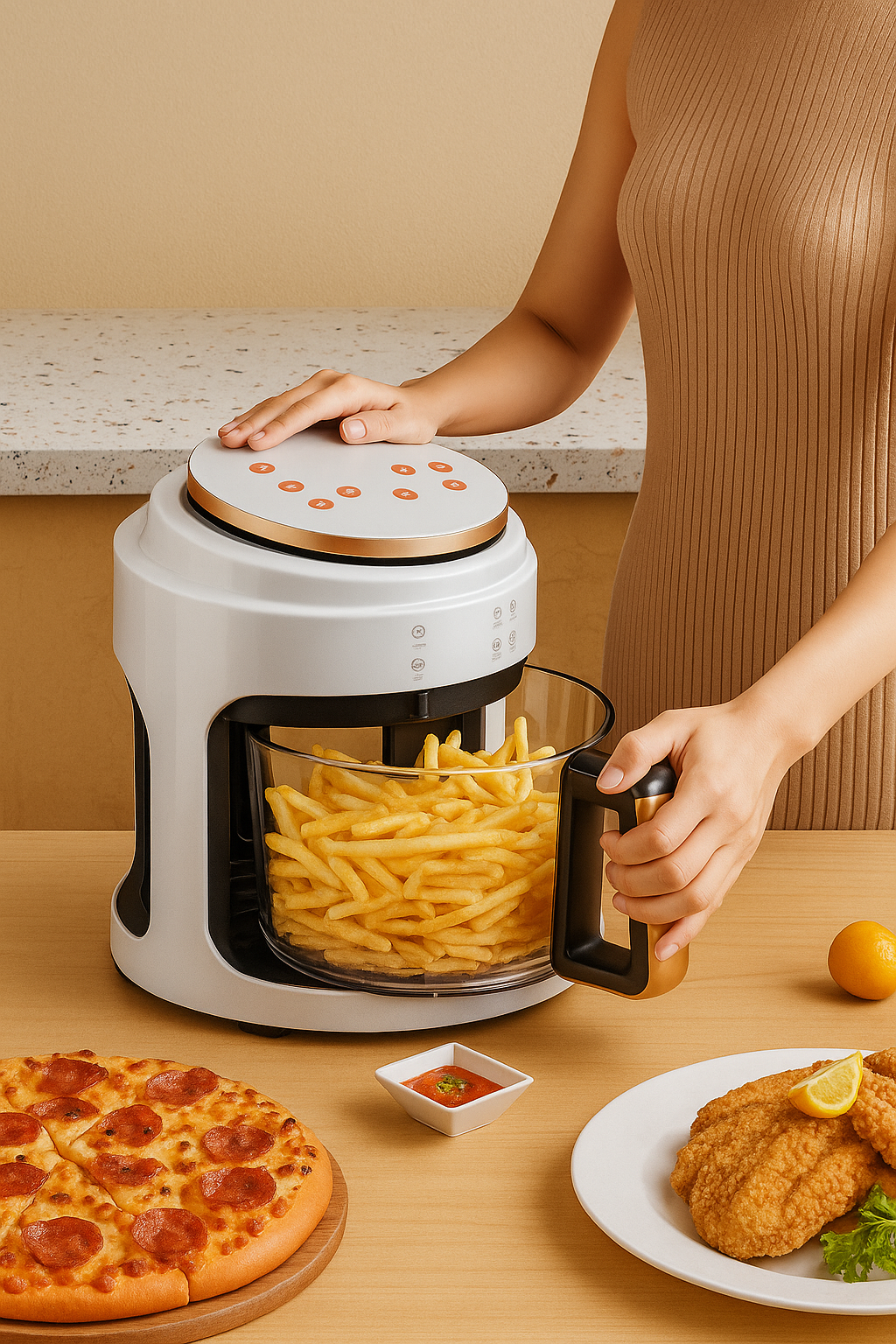 π Multifunctional Mini Air Fryer 3L