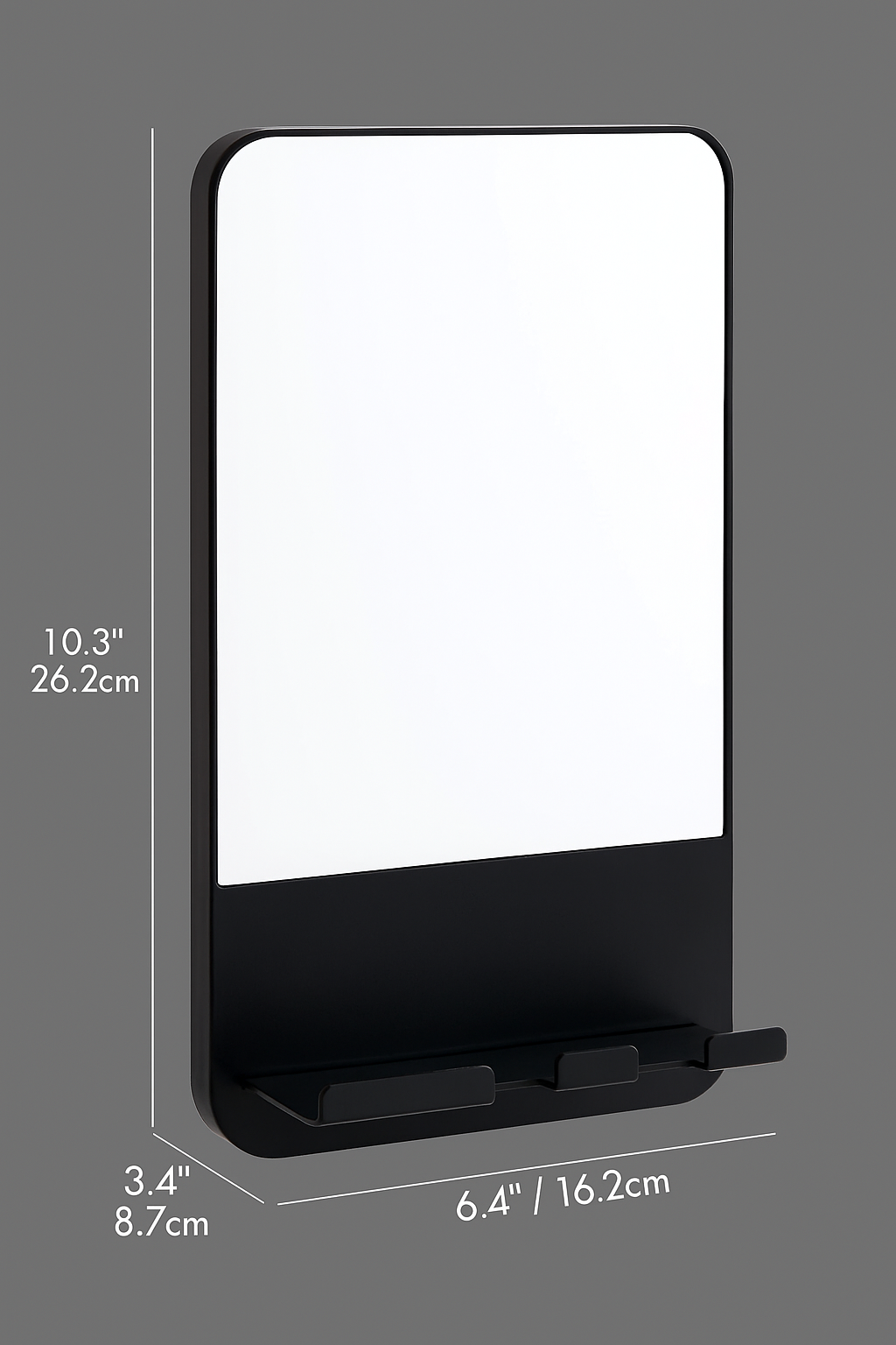 πͺ Rechargeable anti-fog LED mirror