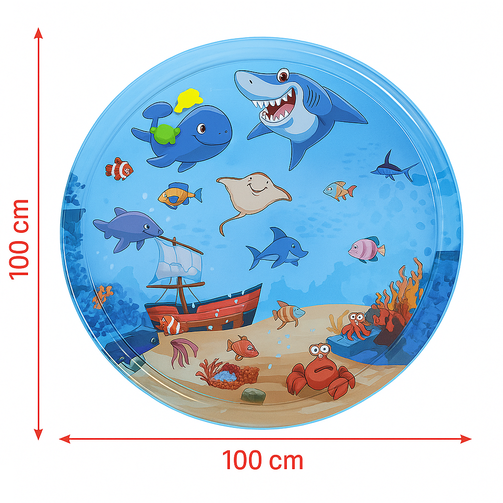 🧸 Sensory water mat for babies