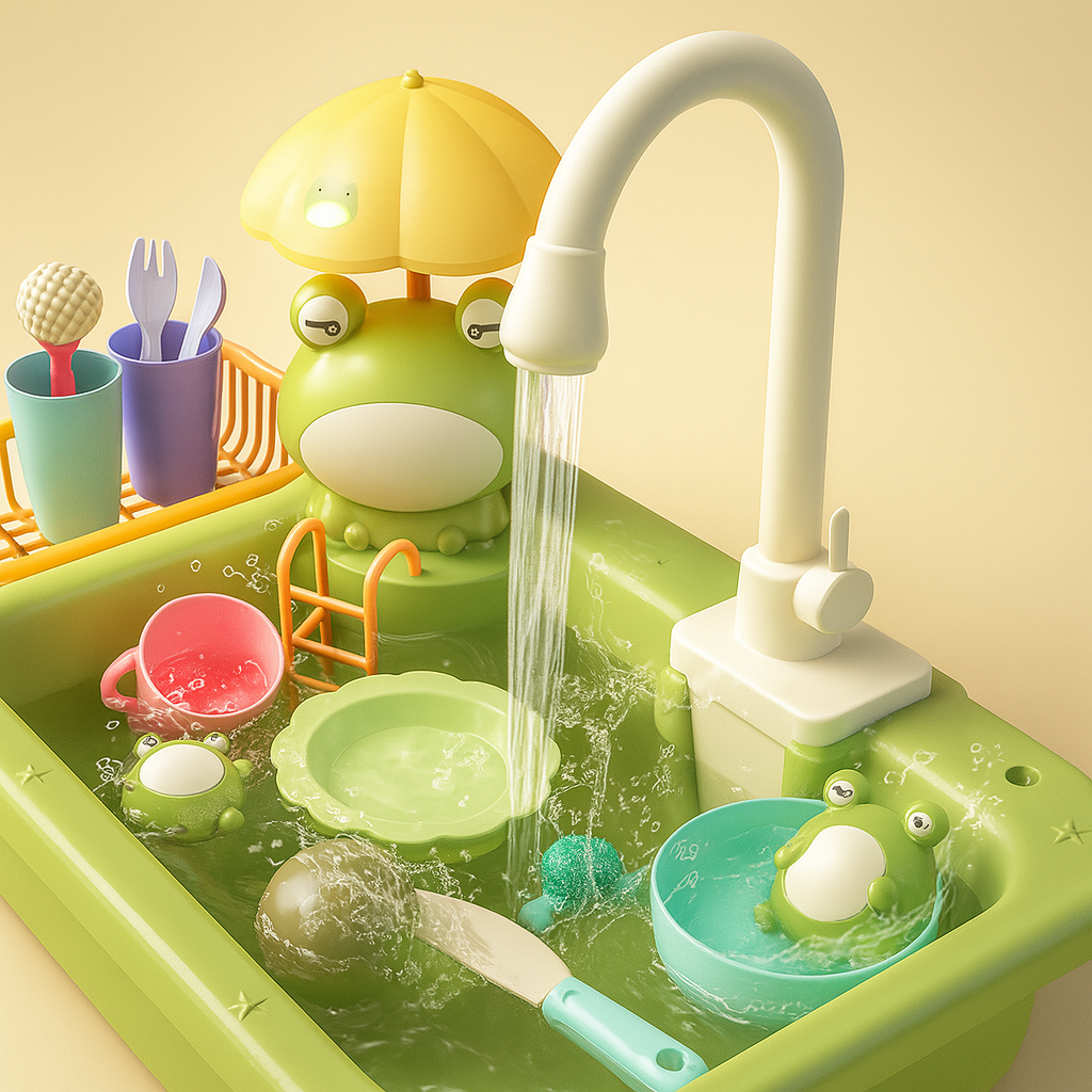 Childrens Kitchen Playset - Portrait