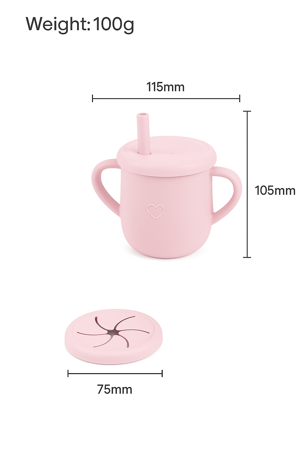 🍽️ Dinnerware set with anti-fall suction cup