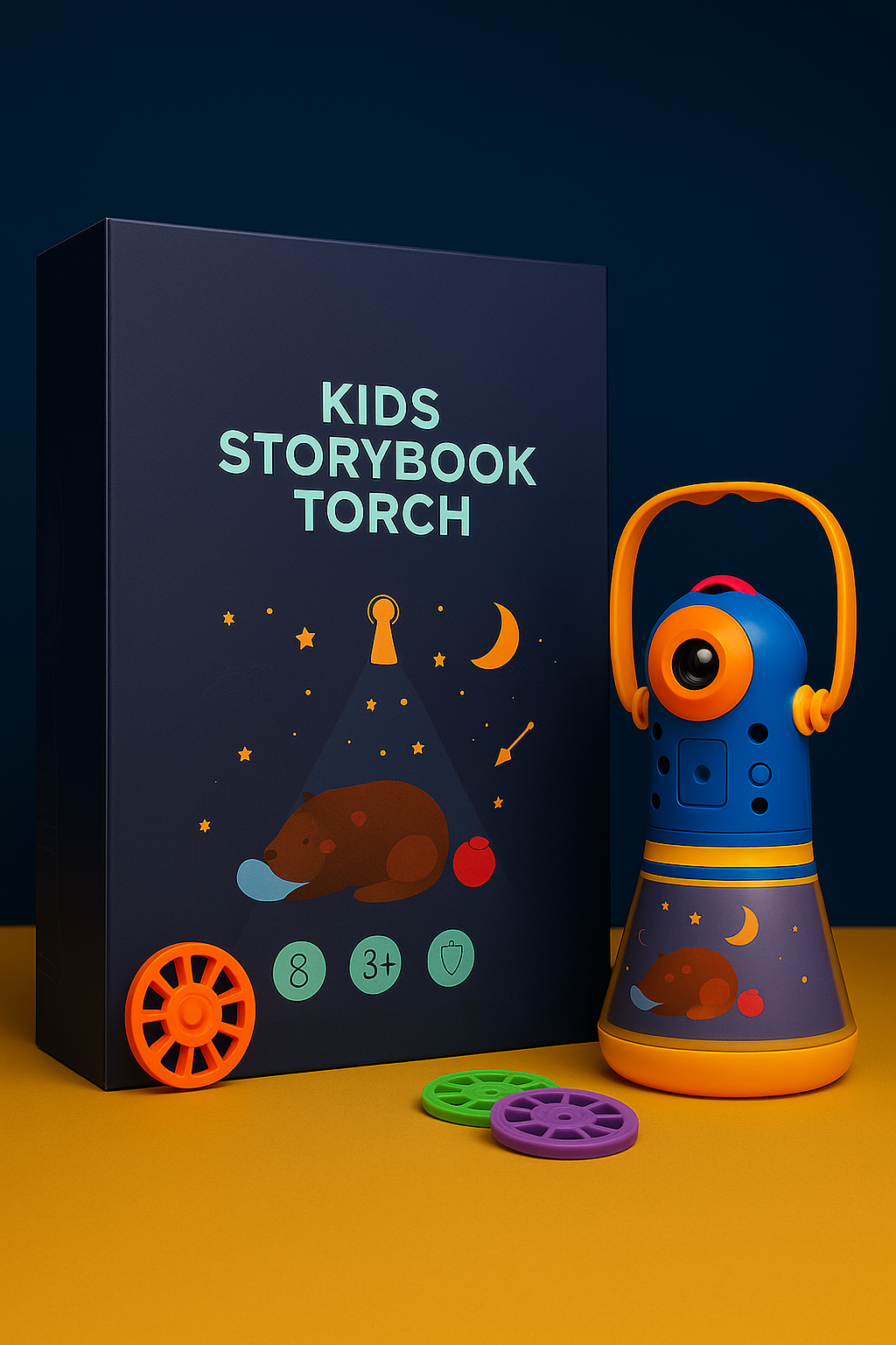 📚 Storytelling projector flashlight