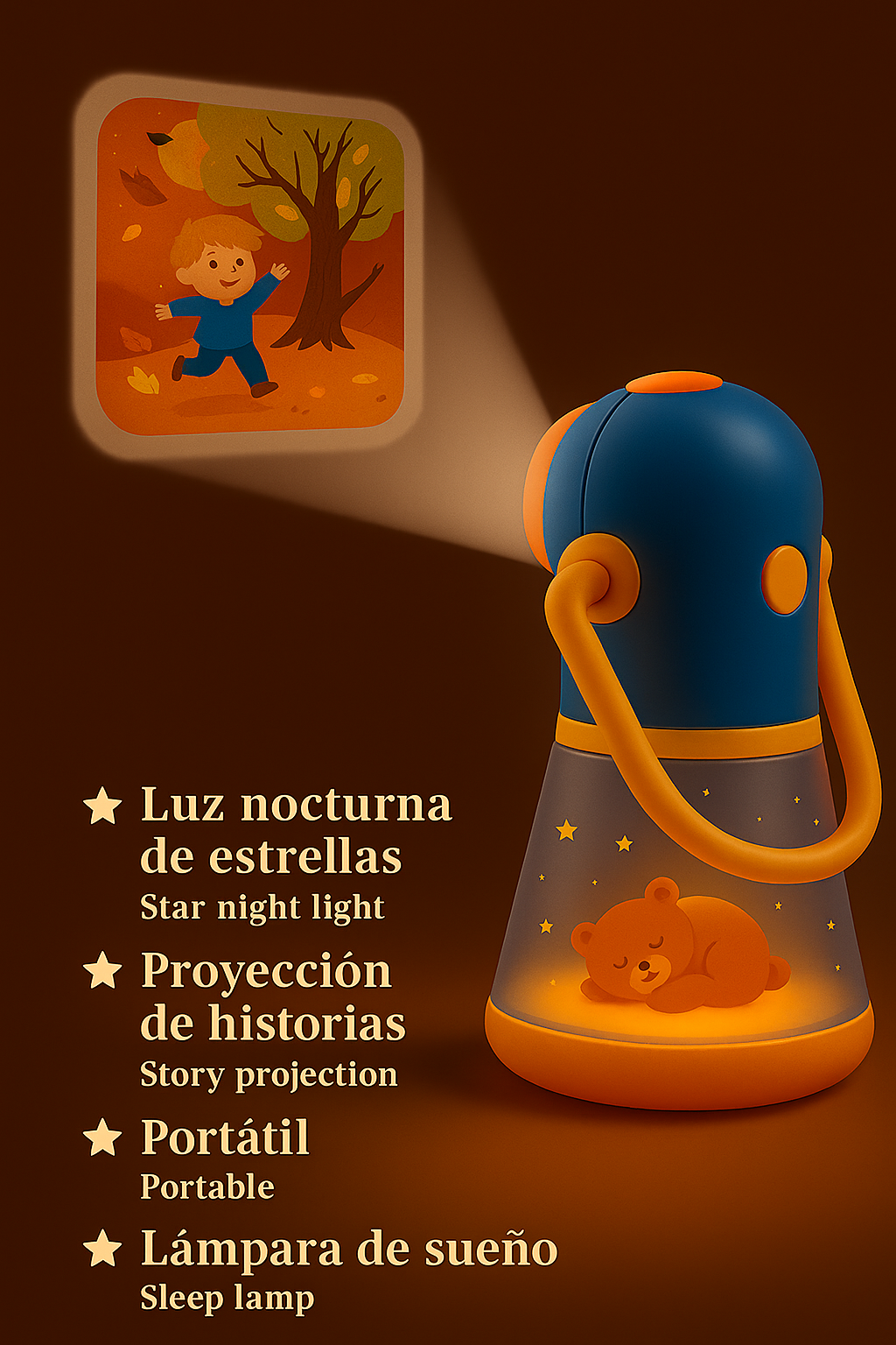 📚 Storytelling projector flashlight
