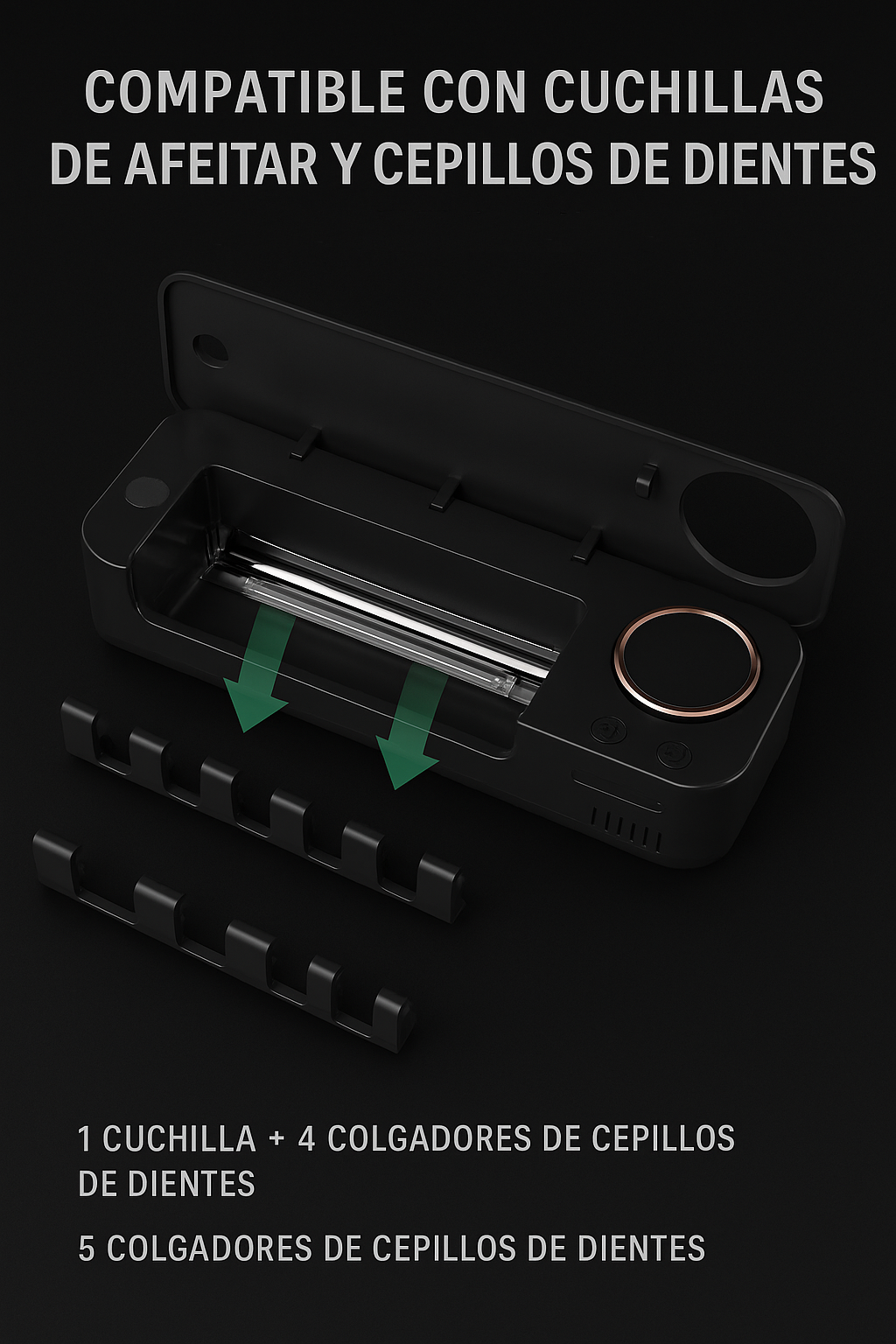 🪥 Toothbrush holder with UV sterilizer