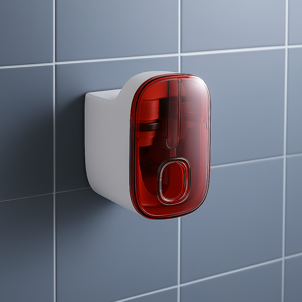 Automatic toothpaste dispenser - Red
